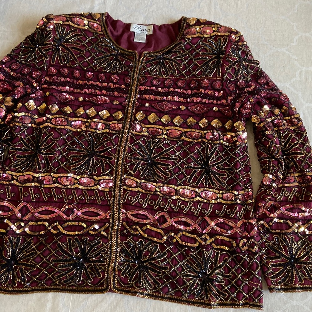 J Kara Sequin Jacket Size L